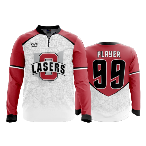2156 FD Quarter Zip Batting Jacket LS