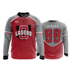 2156 FD Quarter Zip Batting Jacket LS