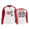 1898 FD Quarter Zip Batting Jacket LS SHELBY-BLOCK-S