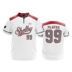 1898 FD Quarter Zip Batting Jacket SS SHELBY-BLOCK-S