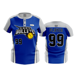 2187 FD Womens 2 Button LADY-BULLETS-ROYAL