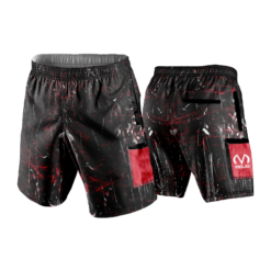 2193 LIGHTWEIGHT MICROFIBER 160gsm SHORT WOLFPACK-BLACK