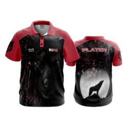 2193 FD Polo WOLFPACK-BLACK