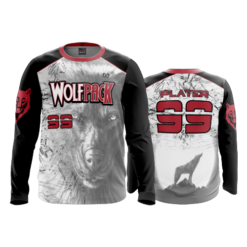 2193 FD Long Sleeve MENS WOLFPACK-WHITE