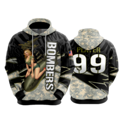 2186 FD Hoody BOMBERS-BLACK
