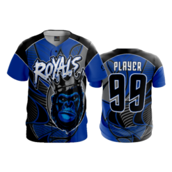 2194 FD ProTek Mens Full Button Down ROYALS