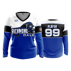 2188 FD Womens V-Neck Longsleeve RICHMOND-DALE-ROYAL