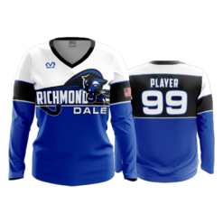 2188 FD Womens V-Neck Longsleeve RICHMOND-DALE-ROYAL