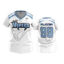 1880 FD Womens V-Neck WHITE