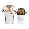 1671 FD Womens V-Neck MADNESS-SOFTBALL-UPDATE-FLO INK + $5