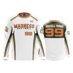 1671 FD Long Sleeve MENS MADNESS-SOFTBALL-UPDATE-FLO INK + $5
