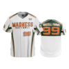 1671 FD ProTek Mens Full Button Down MADNESS-SOFTBALL-UPDATE-FLO INK + $5