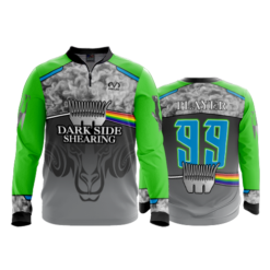 2178 FD Quarter Zip Batting Jacket LS DARKSIDE-SHEARING