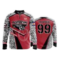 2167 FD Quarter Zip Batting Jacket LS BOMBERS