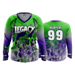 2177 FD Womens V-Neck Longsleeve LEGACY