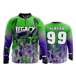 2177 FD Quarter Zip Batting Jacket LS LEGACY