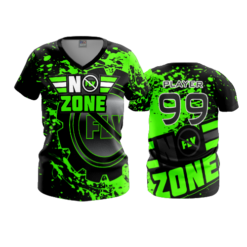 617 FD Womens V-Neck NO-FLY-ZONE-FLO-FLO INK + $5