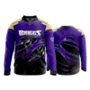 2191 FD Quarter Zip Batting Jacket LS BRIGGS-WRESTLING