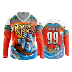2195 FD Womens V-Neck Longsleeve BOATS-N-HOES
