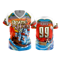 2195 FD Womens V-Neck BOATS-N-HOES