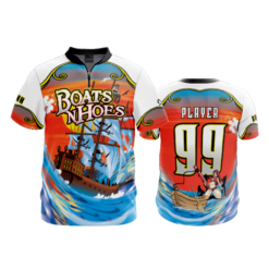 2195 FD Quarter Zip Batting Jacket SS BOATS-N-HOES