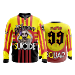 1852 FD Quarter Zip Batting Jacket LS SUICIDE-SQUAD