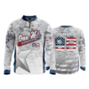 2183 FD Quarter Zip Batting Jacket LS ONE-HIT-WONDERS