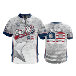 2183 FD Quarter Zip Batting Jacket SS ONE-HIT-WONDERS