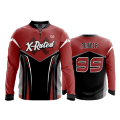 2181 FD Quarter Zip Batting Jacket LS X-RATED