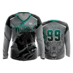 423 FD Womens V-Neck Longsleeve WOLVES
