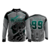 423 FD Quarter Zip Batting Jacket LS WOLVES