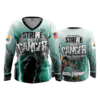 1727 FD Womens V-Neck Longsleeve STRIKE-OUT-CANCER