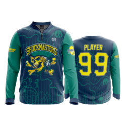 2175 FD Quarter Zip Batting Jacket LS SHOCKMASTERS
