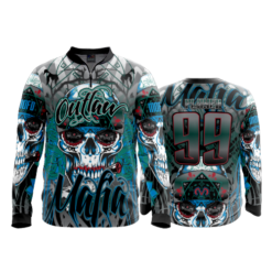 2199 FD Quarter Zip Batting Jacket LS OUTLAWZ