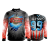 2205 FD Quarter Zip Batting Jacket LS INJURED-RESERVE-BALLERS