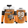2192 FD Quarter Zip Batting Jacket LS GINGERBALL