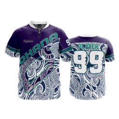 2214 FD Quarter Zip Batting Jacket SS OHANA-PURPLE-2019