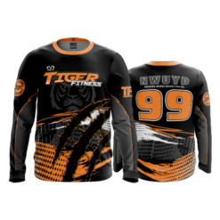 2206 FD Long Sleeve MENS TIGER-FITNESS-BLACK
