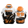 2206 FD Hoody TIGER-FITNESS-WHITE