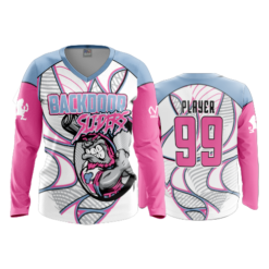 2207 FD Womens V-Neck Longsleeve BACKDOOR-SLIDERS