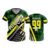 2220 FD Womens V-Neck QUIT-YOUR-PITCHING-DK-GREEN