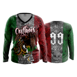 2199 FD Womens V-Neck Longsleeve OUTLAWS