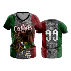 2199 FD Womens V-Neck OUTLAWS