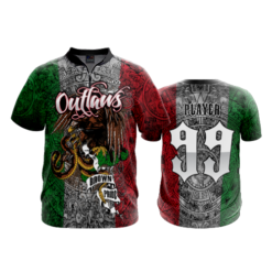 2199 FD Quarter Zip Batting Jacket SS OUTLAWS