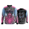 2196 FD Quarter Zip Batting Jacket LS DEVILS-REJECTS-PINK-ADDONS