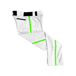 2223 CL WHITE CUSTOM BRAID MENS PANT SPECIAL-K-FLO-GREEN-FLO INK + $5