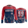 1786 FD Long Sleeve MENS LEGACY-ROOFING-NAVY