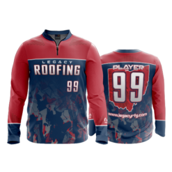 1786 FD Quarter Zip Batting Jacket LS LEGACY-ROOFING-NAVY