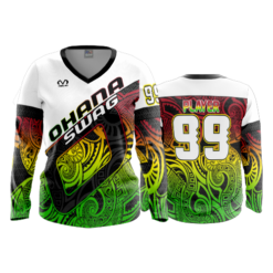 2219 FD Womens V-Neck Longsleeve OHANA-SWAG