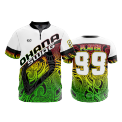 2219 FD Quarter Zip Batting Jacket SS OHANA-SWAG
